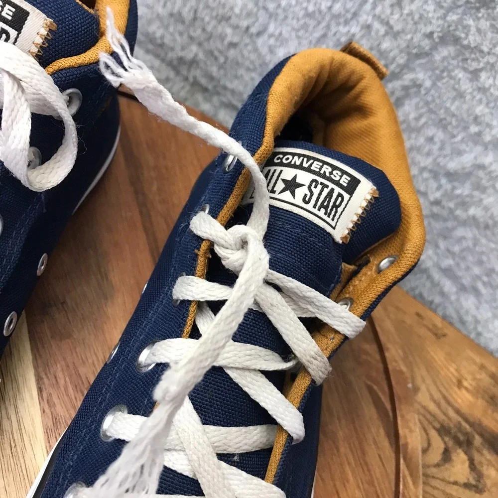 Converse Chuck Taylor All Star High Street Mid Top Sneakers M 7 W 9 Navy Canvas